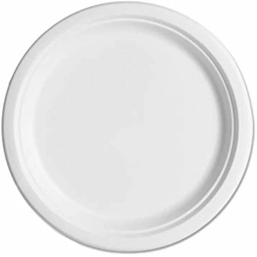 Party Animal Direct Eco Range Sugarcane Dinner Plates 230mm White 10 Pack