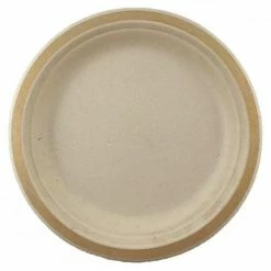 Alpen Eco Range Sugarcane Dinner Plates 230mm Gold P10