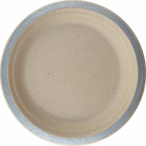 Alpen Sugarcane Dinner Plates 230mm Silver P10
