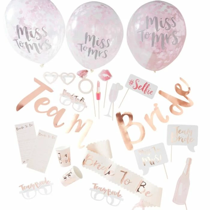 Party Animal Direct Hen Party Rose Gold - Party In A Box