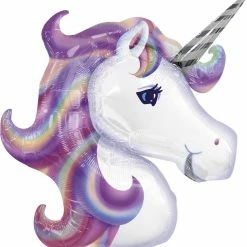 Party Animal Direct Giant Pastel Unicorn Balloon - Super Shape Supershape Foil Balloons